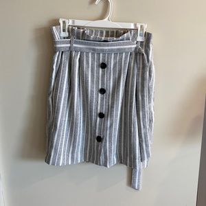 H&M Striped Skirt